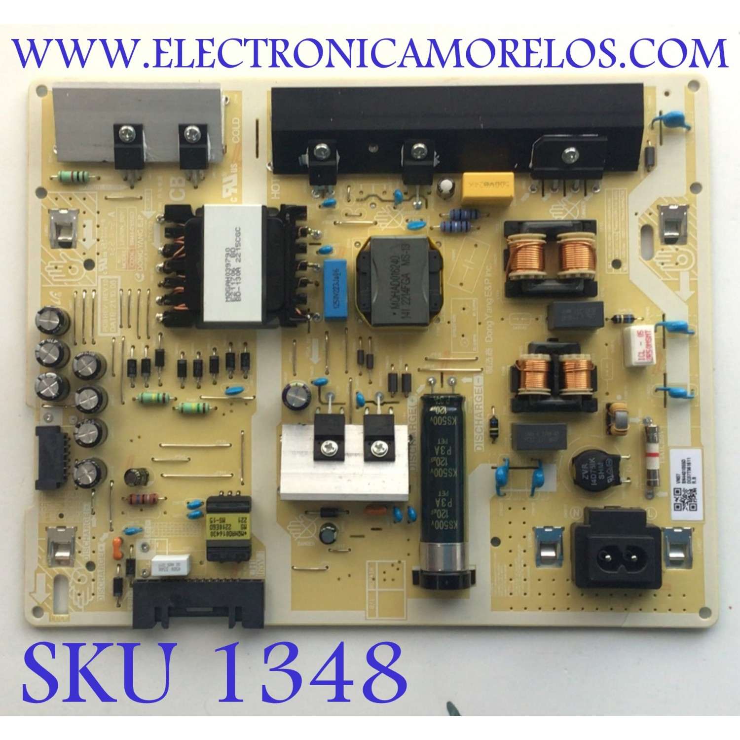 FUENTE DE PODER PARA TV SAMSUNG / NUMERO DE PARTE BN4401055D / L65S6N_BDY / BN44-01055D / MODELOS UN65TU700DFXZA XC41 / UN65TU700DFXZA FU37 / UN65TU700DFXZA XC25 / UN65TU7000BXZA XC29 / UN65TU8000FXZA / UN65TU8200FXZA / UN65AU8000BXZA / UN65TU8000PXPA